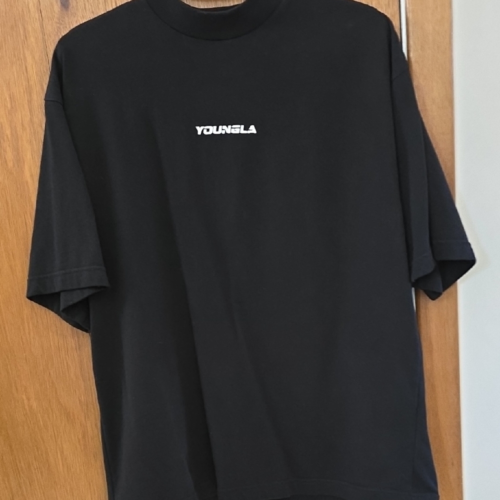 YoungLA Men's Classic Black Tee